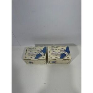 8 Baker Hart & Stuart Dauphine Ceramic Napkin Rings Vintage Floral Japan Mervyns